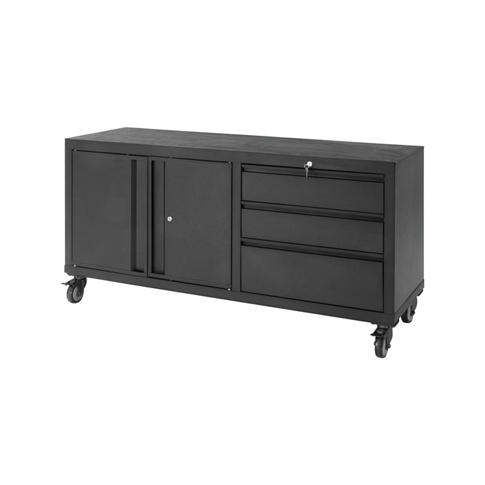 Pinnacle 810 x 1500 x 500mm Matte Black XL Mobile Storage Unit