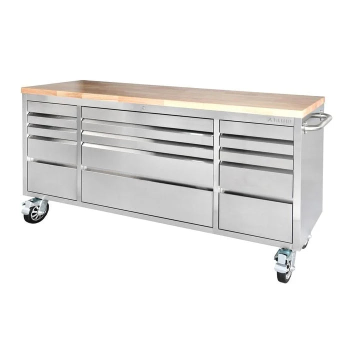 Pinnacle 183cm 72" Stainless Steel Tool Trolley
